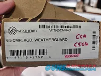 9099  Weatherby Vanguard 6.5 Creedmoor 25” Barrels, NIB, Coastal association, magazine cover, banquet rifle, synthetic stock,