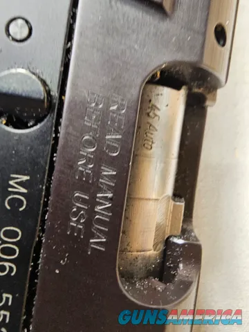 9109 Mauser Sig Sauer M2 45 Cal, Friends of NRA, 2 8 round magazines, display box with key, double action only, combat sights