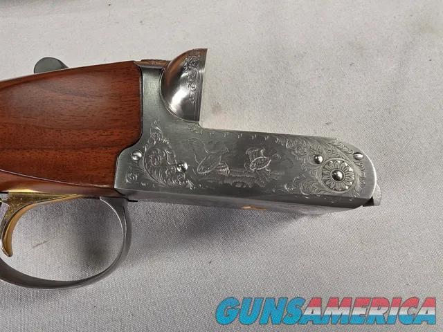 9481 Winchester Model 23 Golden Quail Side x Side, 12 Gauge, 25.5 Barrels, straight grip, Butt pad, IC/IM fixed chokes, 14 ¼ 