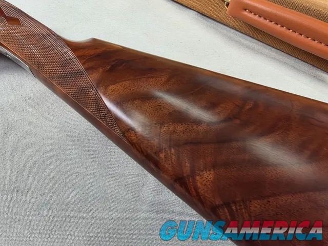 9481 Winchester Model 23 Golden Quail Side x Side, 12 Gauge, 25.5 Barrels, straight grip, Butt pad, IC/IM fixed chokes, 14 ¼ 