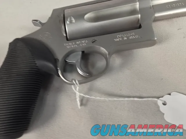 9358  Taurus The Judge, 45 LC or 410 Gauge, 3” Barrel, Stainless, Rubber Grips, high viz sights, More pictures at DawsonsDoub