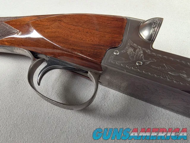9273 Winchester Model 23 pigeon XTR Lightweight, 20 gauge, 3” chambers, vet rib, 25.5” barrels, IC/Mod, straight grip, 14 ¼