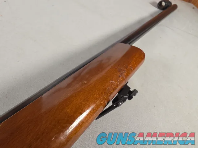 9452  JG Anschutz Match 64, Germany, 22 LR, Adjustable sight, sling swivels, cheek piece, 25” barrel, 13 ¾ LOP.  