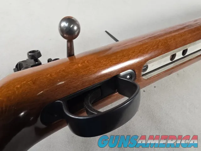 9452  JG Anschutz Match 64, Germany, 22 LR, Adjustable sight, sling swivels, cheek piece, 25” barrel, 13 ¾ LOP.  