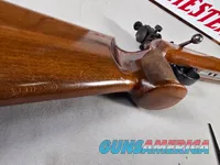 9452  JG Anschutz Match 64, Germany, 22 LR, Adjustable sight, sling swivels, cheek piece, 25” barrel, 13 ¾ LOP.  