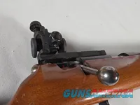 9452  JG Anschutz Match 64, Germany, 22 LR, Adjustable sight, sling swivels, cheek piece, 25” barrel, 13 ¾ LOP.  