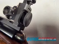 9452  JG Anschutz Match 64, Germany, 22 LR, Adjustable sight, sling swivels, cheek piece, 25” barrel, 13 ¾ LOP.  
