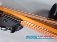 9380 Mauser Model 98 custom, 22-250, 24” barrel, bi pod, laminated stock, light trigger, custom bolt knob, cheek piece, tasco