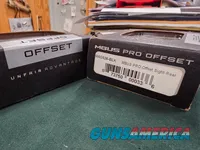 9323  MagPul MBus Pro Front and rear offset sights, New in box, they fit a Picatinny rail, AR rifle or anything with a Picati