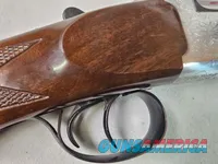 9069  A. V. Maurcini 12 Gauge 28” Mod/FULL, double triggers, ejectors, brass front bead, dogs and ducks, pheasants on receive