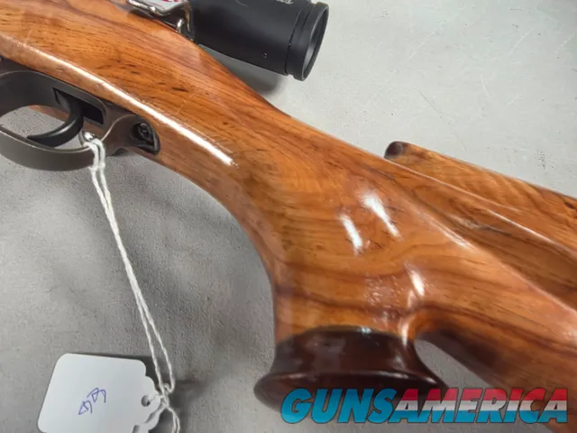 9418  Mauser 98  270 Cal customized sporting, made in 1943, rosewood caps, cheek piece, Burris Full Field II 3x9x40 scope, Mo