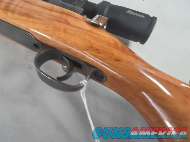 9418  Mauser 98  270 Cal customized sporting, made in 1943, rosewood caps, cheek piece, Burris Full Field II 3x9x40 scope, Mo