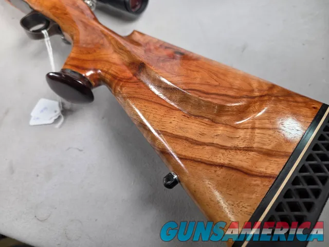9418  Mauser 98  270 Cal customized sporting, made in 1943, rosewood caps, cheek piece, Burris Full Field II 3x9x40 scope, Mo
