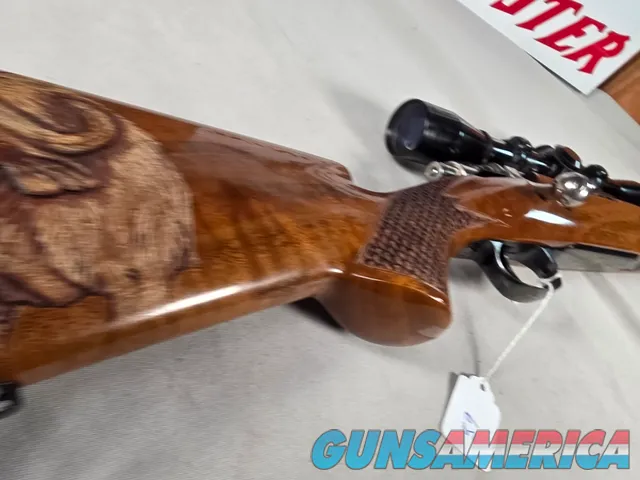9374 Browning Medallion, 7MM, 22” barrel, rosewood grip and forarm tip, muzzle brake, Leopold VX III HD 4.5x14x50, More pic