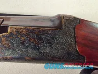 9243 Renato Gamba, Principessa, 28 Gauge, Made in Italy, Case Color, Engraved with a dog, Cross bolt, Extractor, Double trigg