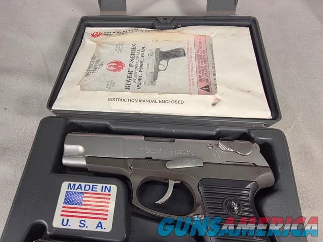 9494 Ruger P89DC, 9MM, 2 Tone, 2 mags with loader assist. Really good condition. Has the original box and all paperwork.