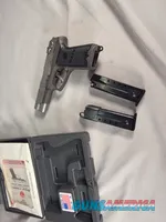 9494 Ruger P89DC, 9MM, 2 Tone, 2 mags with loader assist. Really good condition. Has the original box and all paperwork. 