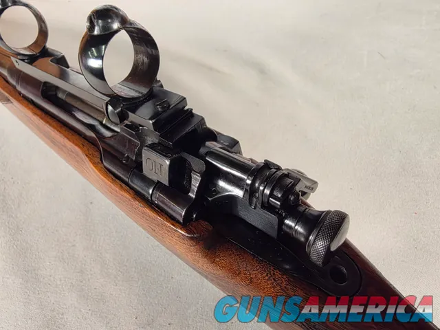 9428  Remington 03-A3 Sporter, 22’ Barrel, rings and mount, hard butt pad, 30-06, ebony cap cheek piece. 