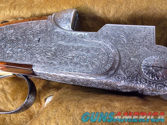  9495  Beretta SO3 EELL, 12 Gauge, Hand engraved by M. Sabatti with letter from Beretta! 14 ½ LOP, 28” barrels, Screw in chok