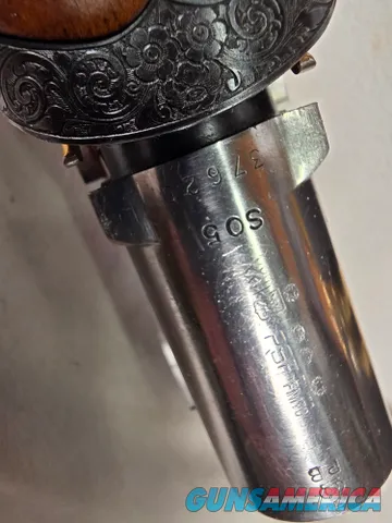  9495  Beretta SO3 EELL, 12 Gauge, Hand engraved by M. Sabatti with letter from Beretta! 14 ½ LOP, 28” barrels, Screw in chok