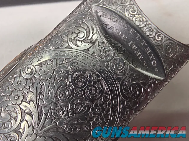  9495  Beretta SO3 EELL, 12 Gauge, Hand engraved by M. Sabatti with letter from Beretta! 14 ½ LOP, 28” barrels, Screw in chok