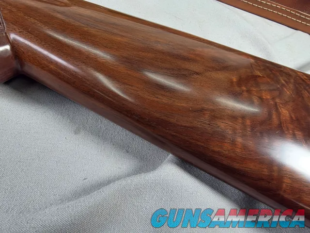  9493—Browning Belgium Superposed 28 gauge, 28 Gauge, IC/Mod fixed chokes, round knob, gold trigger, ejectors, single front b