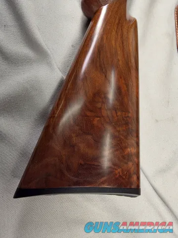  9493—Browning Belgium Superposed 28 gauge, 28 Gauge, IC/Mod fixed chokes, round knob, gold trigger, ejectors, single front b