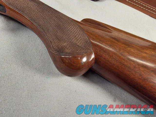  9493—Browning Belgium Superposed 28 gauge, 28 Gauge, IC/Mod fixed chokes, round knob, gold trigger, ejectors, single front b