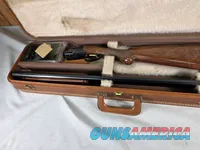  9493—Browning Belgium Superposed 28 gauge, 28 Gauge, IC/Mod fixed chokes, round knob, gold trigger, ejectors, single front b