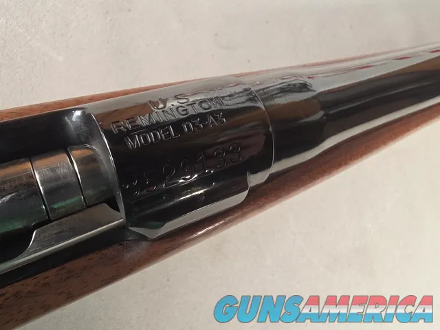 9425 Remington Sporter 03-A3, 30-06 Cal, Lyman Peep sight, hooded front sight, Schnable forearm, excellent walnut stock, blue