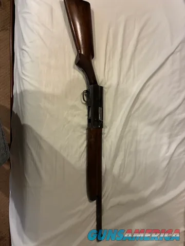 Vintage Semi-Auto Hunting Rifle with Woo...