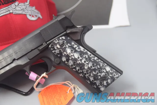 Colt Government .38 SUPER with "Skull" Grips