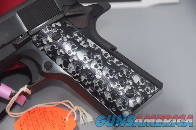 Colt Government .38 SUPER with "Skull" Grips