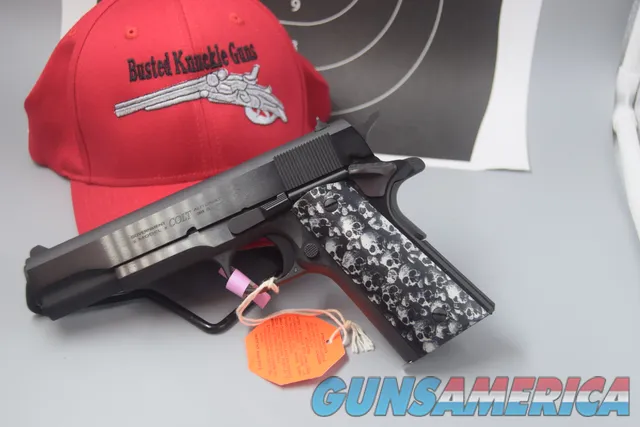 Colt Government .38 SUPER with "Skull" G...