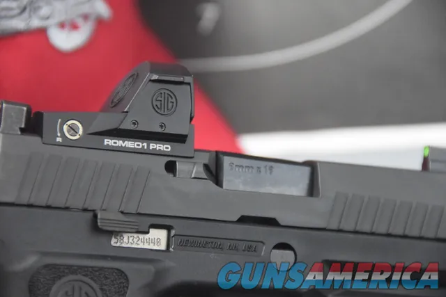 SIG Sauer P320X-C 9mm with ROMERO1-PRO Red Dot WITH 6 Mags!!!!!