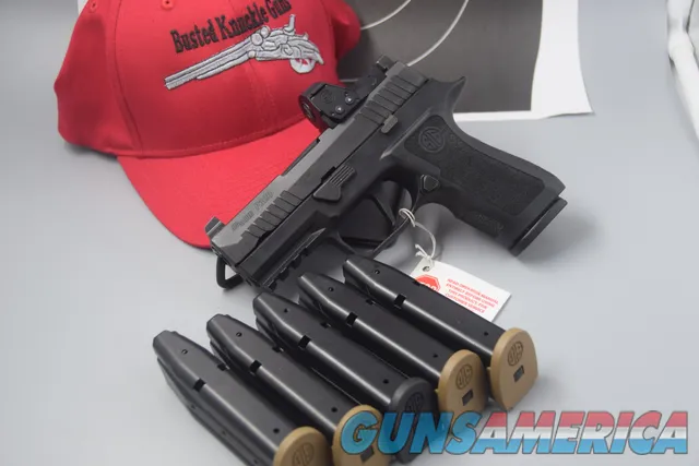 SIG Sauer P320X-C 9mm with ROMERO1-PRO Red Dot WITH 6 Mags!!!!!