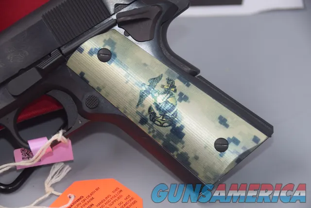Colt Government Model .38 Super with "USMC" Grips