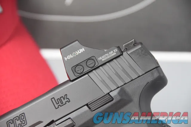 HK 9mm  CC9 Subcompact with Holosun Optic
