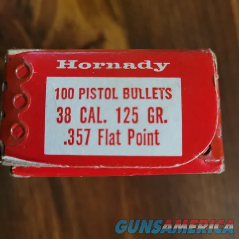 38/ .357 Hornady Pistol bullets, 125 gr....