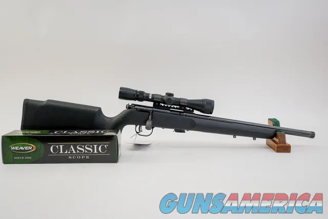 USED SAVAGE MKII HV TARGET W WEAVER SCOP...