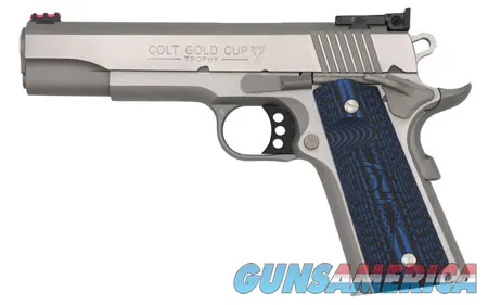 Colt Mfg O5070GCL 1911 Gold Cup Lite 45 ACP Caliber with 5" National Match