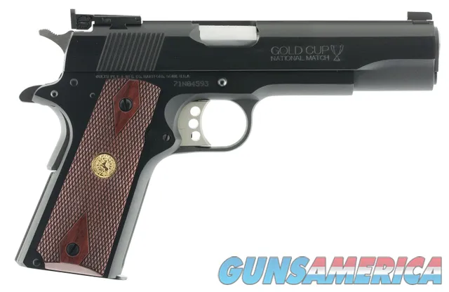 Colt Gold Cup National Match handgun 45 ...