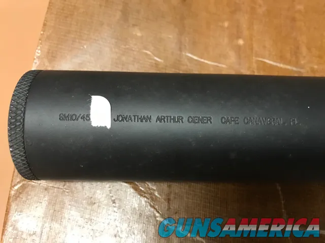 Jonathan Ciener MAC M10 SMG Silencer, .45 Cal. New