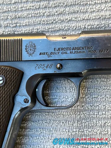 Argentine Modelo 1927 Sistema Colt 1911 Pistol