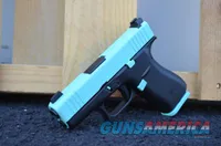 Glock 43X 9mm X-Werks Robbins Tiffany Blue G43X 43 Trijicon HD NS
