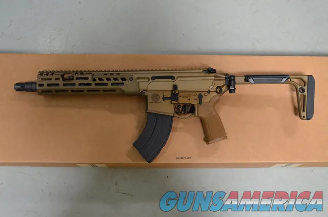 Sig Sauer MCX LT Spear SBR 11" 7.62x39 QD Coyote Ambi Folder NFA MLOK