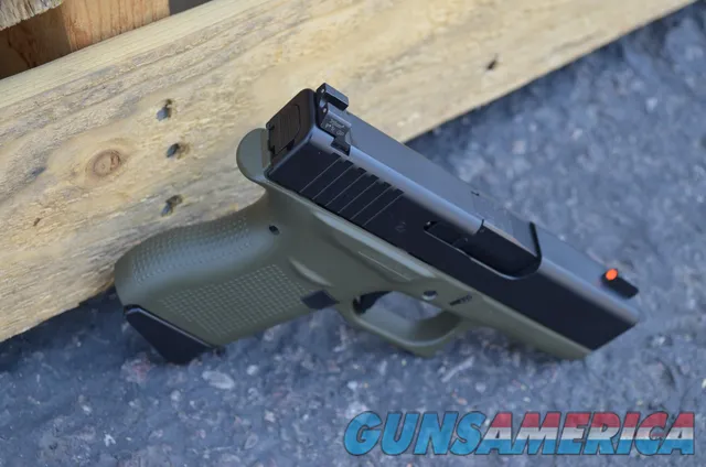 Glock 43 X-Werks OD Green Trijicon HD NS 9mm EDC New 2 mags! GFDE G43