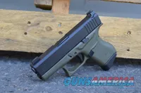 Glock 43 X-Werks OD Green Trijicon HD NS 9mm EDC New 2 mags! GFDE G43