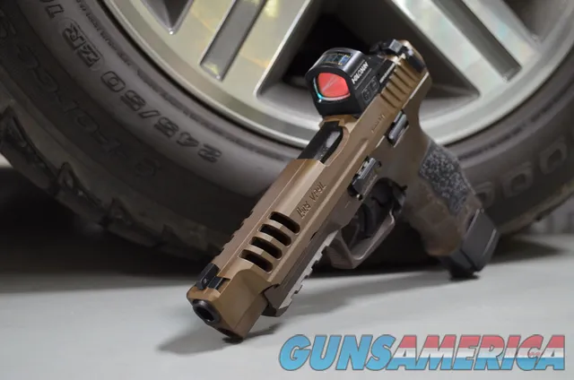 Heckler Koch HK VP9L VP9 Long Slide Holosun 507C X2 X-Werks M Burnt Bronze
