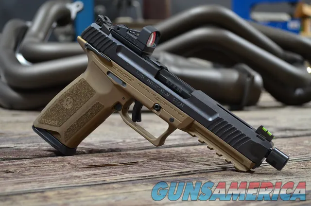 Ruger 57 5.7x28 Ruger-57 w Optic Shield SMSc TB X-Werks Burnt Bronze New
